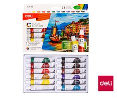 Barvy temperov DELI 12 barev Color Emotion EC11-12