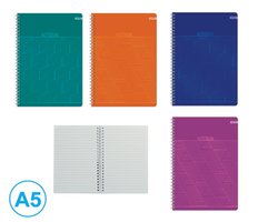 Blok spirla A5 HARMONY linka 60l mix