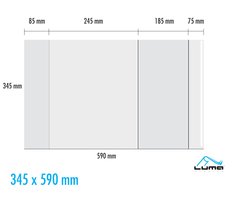 Obal univerzln 130mic ATLAS, 345 x 590mm LUMA