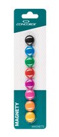 Magnety CONCORDE barevné - 20mm, 8 ks, blistr     A65540