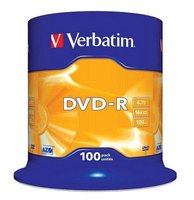 DVD-R  VERBATIM 43549 100-pack, 4.7GB,           16x, 12cm, Extra protection