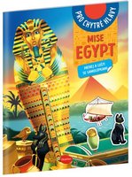 Kniha MISE EGYPT  Ptrej a luti se samolepkami     K-PC-9501