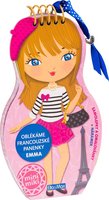 Omalovnky - Oblkme francouzsk panenky Emma se samolepkami K-PC-1801