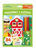 Omalovnky s raztkem CONCORDE Zvtka na farm    A363