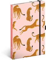 NOTIQUE Notes Leopardi, linkovan, 13 x 21 cm