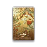 Magnet Alfons Mucha  Podzim, 54  85 mm