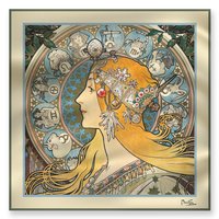 tek Alfons Mucha  Zodiak, 70  70 cm