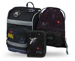BAAGL SET 3 Zippy plus Pixel Space: aktovka, penl, sek