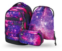 BAAGL SET 3 Skate max Galaxy: batoh, penl, sek