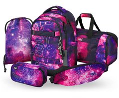 BAAGL SET 5 Skate max Galaxy: batoh, penl, sek, sportovn taka, ledvinka