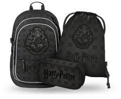 BAAGL SET 3 Core Harry Potter Bradavice ern: batoh, penl, sek
