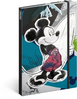 NOTIQUE Notes Mickey, linkovan, 13 x 21 cm