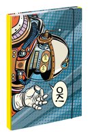 BAAGL Desky na koln seity A4 Spaceman