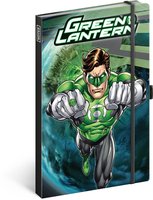 NOTIQUE Notes Green Lantern, linkovan, 13 x 21 cm
