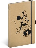 NOTIQUE Notes Minnie Craft linkovan, 13 x 21 cm