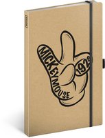 NOTIQUE Notes Mickey Craft linkovan, 13 x 21 cm