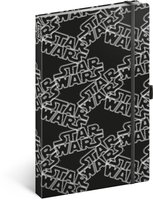 NOTIQUE Notes Star Wars Black linkovan, 13 x 21 cm