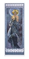 Pohled Alfons Mucha  Luna, dlouh