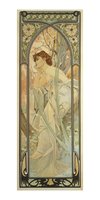 Pohled Alfons Mucha  Evening Cont., dlouh