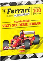 FERRARI, vozy Scuderie  Kniha samolepek