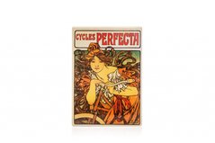 Cedule Alfons Mucha  Cycles Perfecta, 15 x 21 cm