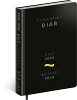 NOTIQUE Studentsk di Academia (z 2025  prosinec 2026), 9,8 x 14,5 cm