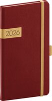 NOTIQUE Kapesn di Twill 2026, bord-zlat, 9 x 15,5 cm