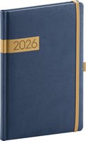 NOTIQUE Tdenn di Twill 2026, modro-zlat, 15 x 21 cm
