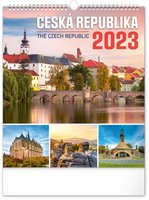 Nástěnný kalendář Česká republika 2023, 30 × 34 cm