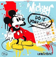 Poznmkov kalend Mickey Mouse  DIY: omalovnkov kalend, 30 x 30 cm