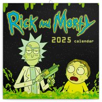 NOTIQUE Poznmkov kalend Rick a Morty 2025, 30 x 30 cm