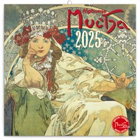 NOTIQUE Poznmkov kalend Alfons Mucha 2025, 30 x 30 cm