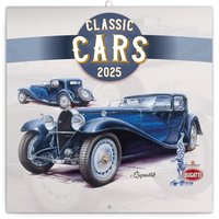 NOTIQUE Poznmkov kalend Classic Cars  Vclav Zapadlk, 2025, 30 x 30 cm