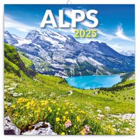 NOTIQUE Poznmkov kalend Alpy 2025, 30 x 30 cm