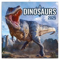 Poznmkov kalend Dinosaui 2025, 30  30 cm
