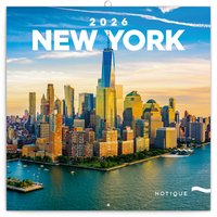 NOTIQUE Poznmkov kalend New York 2026, 30 x 30 cm