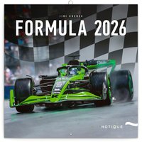 NOTIQUE Poznmkov kalend Formule  Ji Kenek 2026, 30 x 30 cm