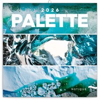 NOTIQUE Poznmkov kalend Paleta 2026, 30 x 30 cm