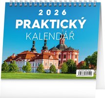 NOTIQUE Stoln kalend Praktick kalend s citty 2026, 16,5 x 13 cm