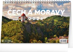NOTIQUE Stoln kalend Krsy ech a Moravy 2026, 23,1 x 14,5 cm