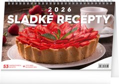 NOTIQUE Stoln kalend Sladk recepty 2026, 23,1 x 14,5 cm