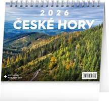 NOTIQUE Stoln kalend esk hory 2026, 16,5 x 13 cm
