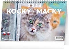 NOTIQUE Stoln kalend Koky  Maky CZ/SK 2026, 23,1 x 14,5 cm