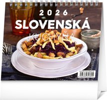 NOTIQUE Stolov kalendr Slovensk kuchya 2026, 16,5 x 13 cm