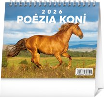 NOTIQUE Stolov kalendr Pozia kon 2026, 16,5 x 13 cm