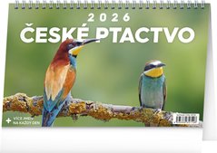 NOTIQUE Stoln kalend esk ptactvo 2026, 23,1 x 14,5 cm