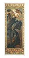 Pohlednice  Alfons Mucha-Evening Atar-dlouhý A-9045