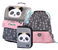 Aktovka koln set Zippy Panda - aktovka, penl, sek   A-8897