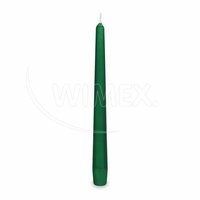 Svíčka kónická průměr 23mm x 245mm zelená