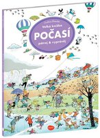 Velká knížka POČASÍ – Pátrej &amp; vyprávěj                     K-EC-0201-red